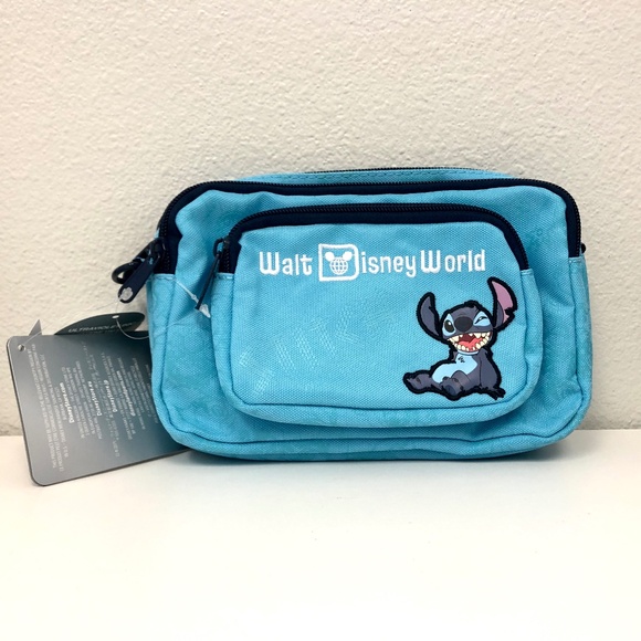 Disney Handbags - Walt Disney World Parks Stitch Fanny Pack Bag with Ultra Violet Ink - NEW